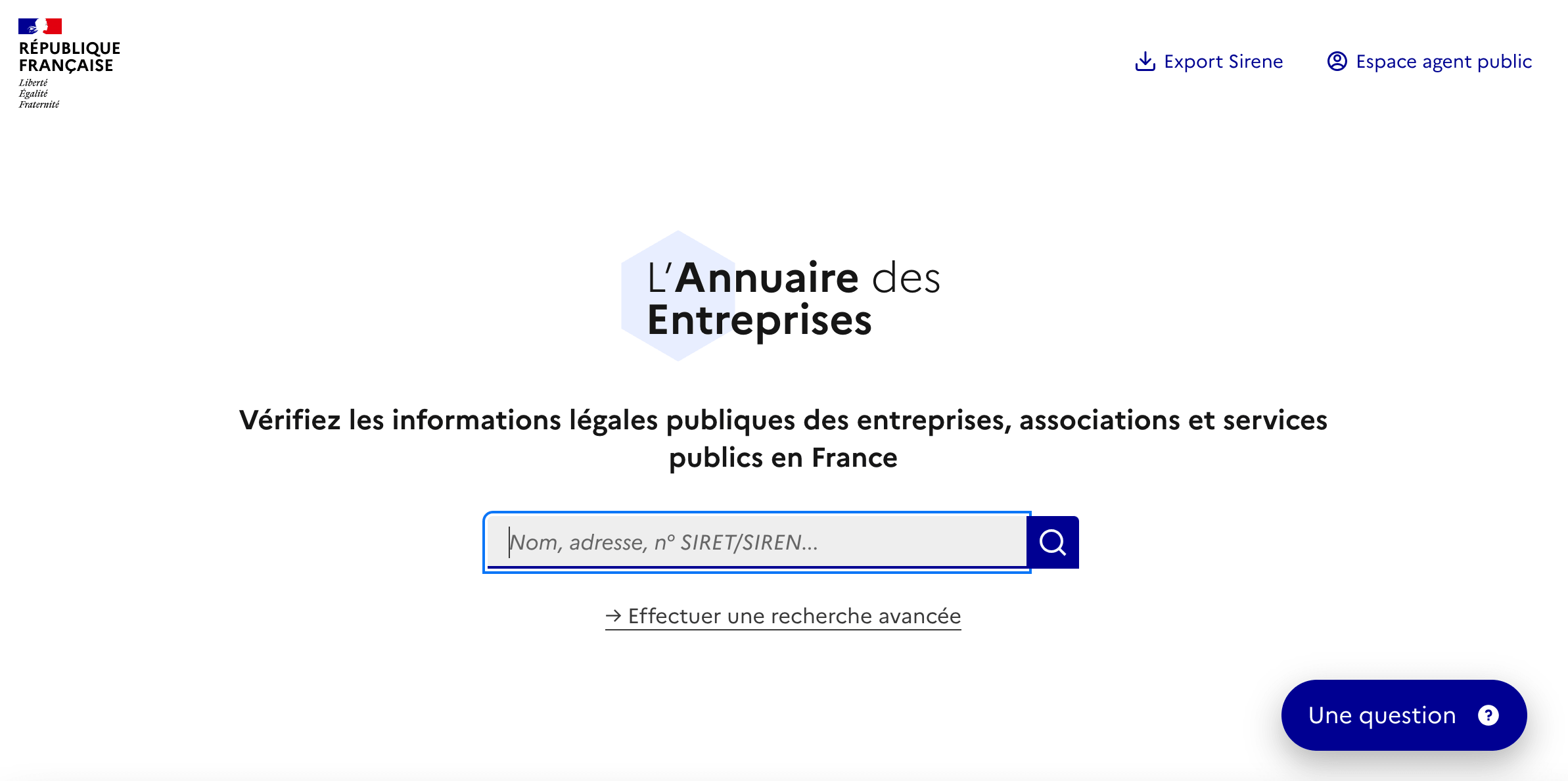 Annuaire des Entreprises