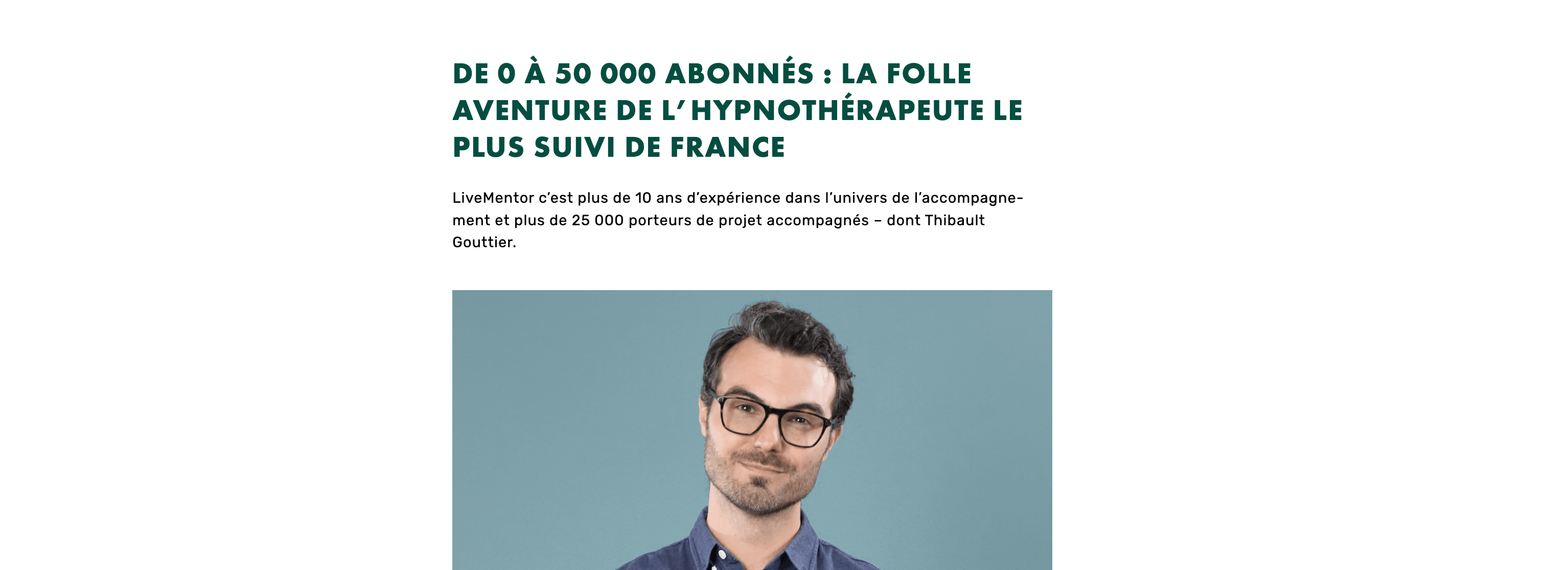 Formation YouTube LiveMentor