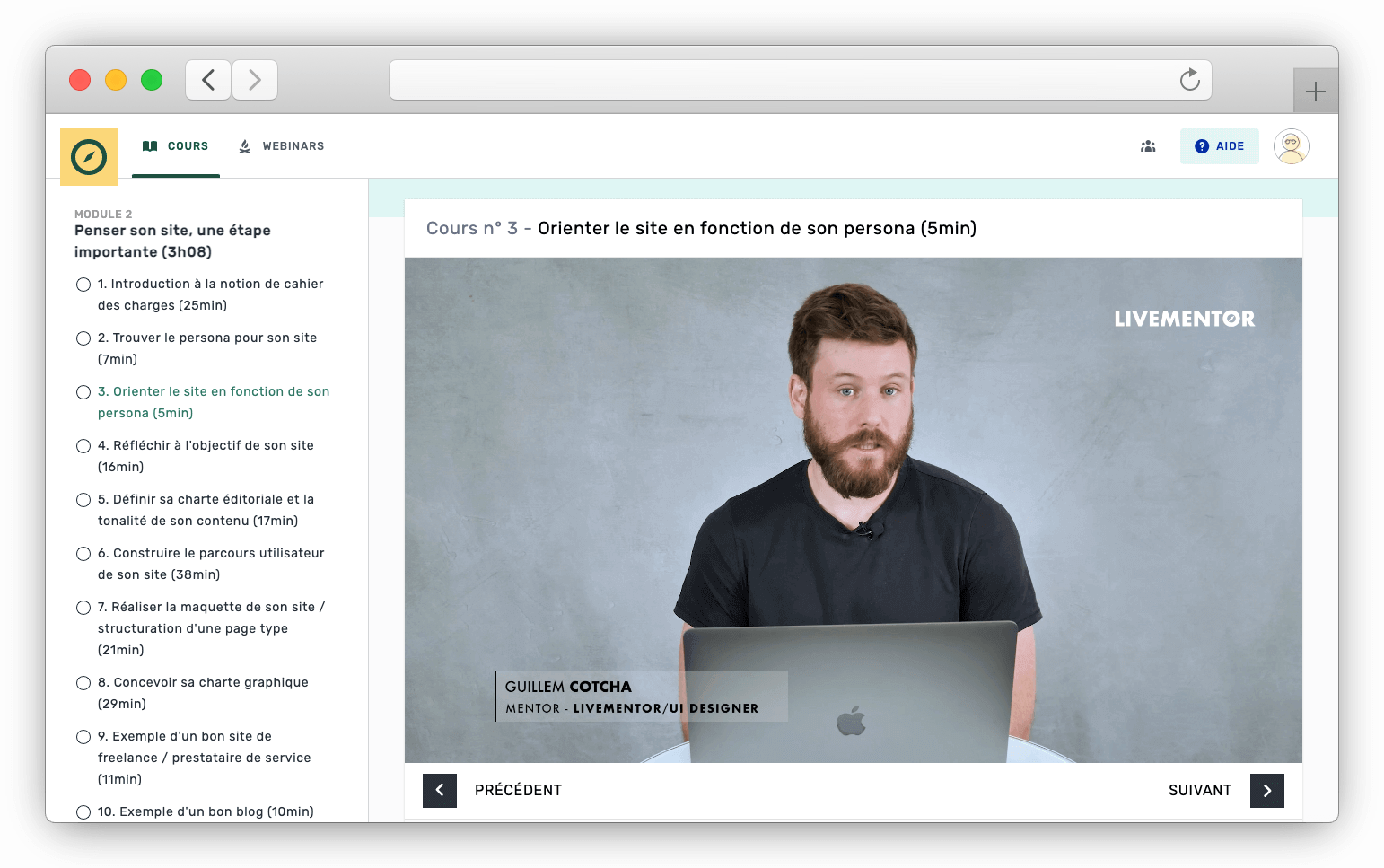 Formation WordPress LiveMentor