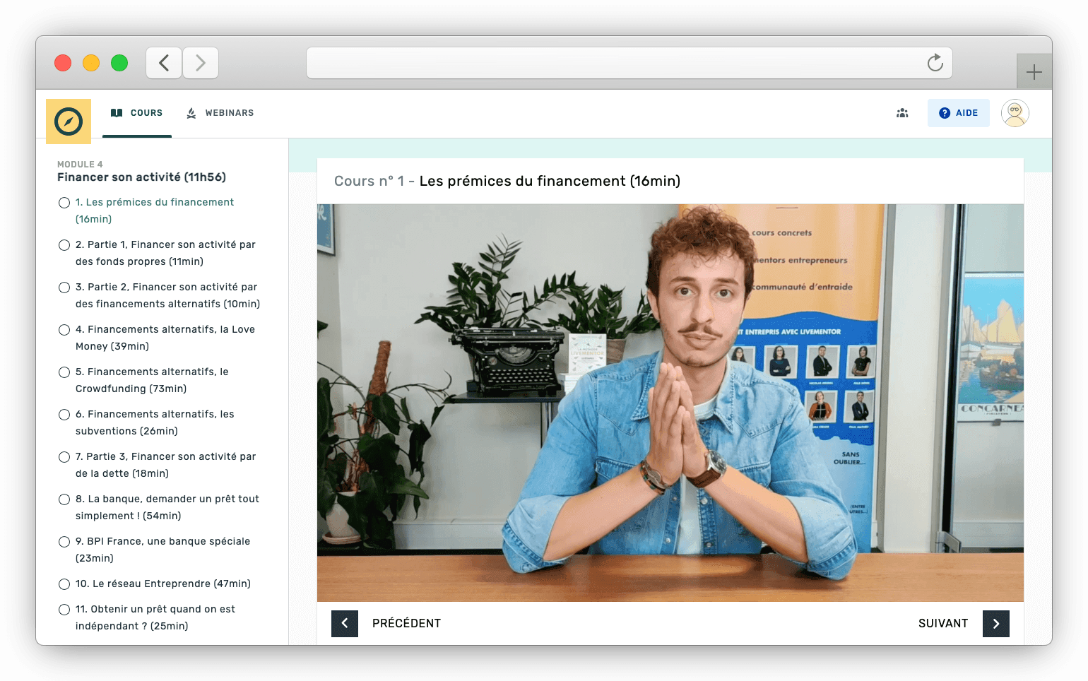 Formation Création d'entreprise LiveMentor