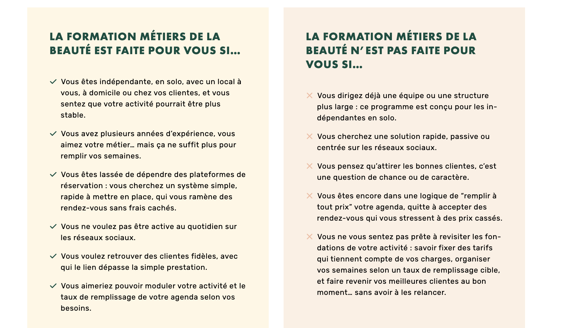 Formation Métiers de la beauté LiveMentor