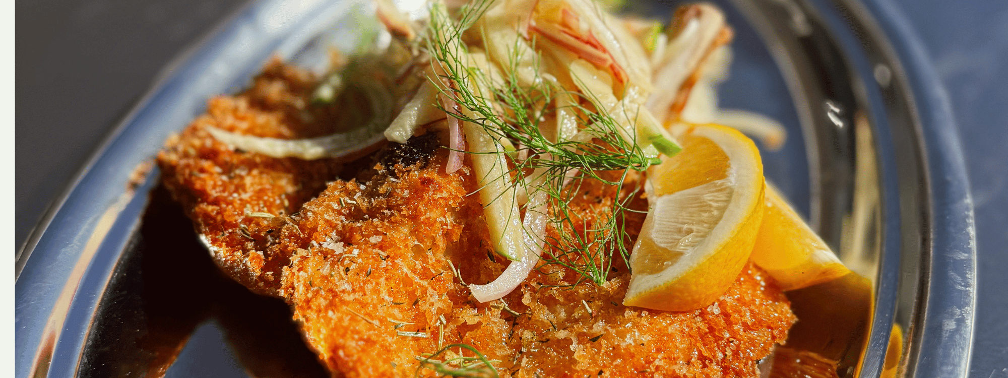 NZ Pork Schnitzel with Apple &amp; Fennel Slaw | NZ Pork