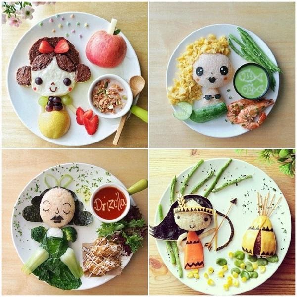 Trình bày món ăn đẹp mắt là cách đơn giản giúp trẻ ăn ngon miệng hơn