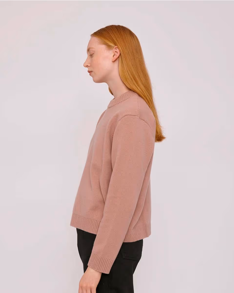 Organic Basics — Womens recycled wool boxy knit