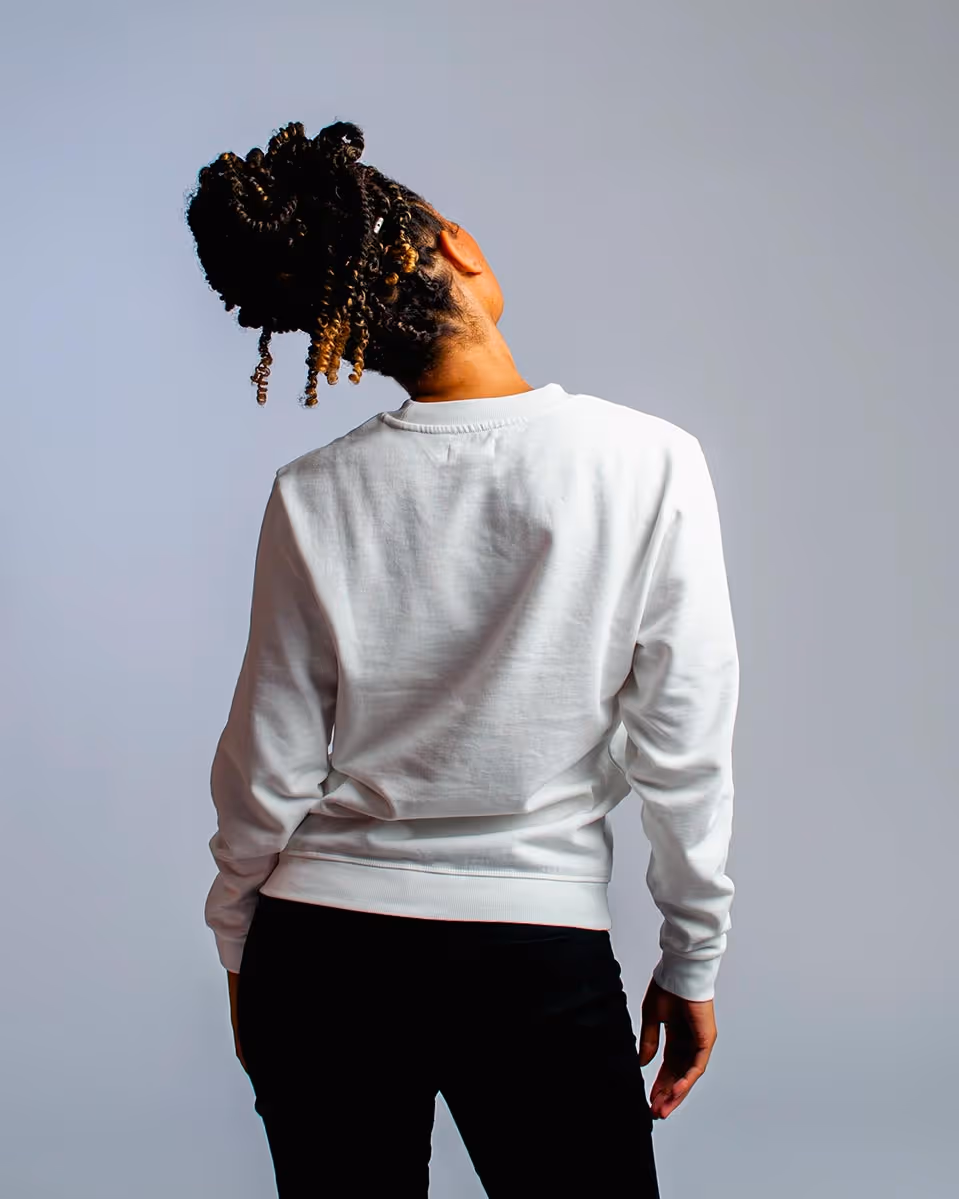 Honest Basics — Womens crew neck sweater