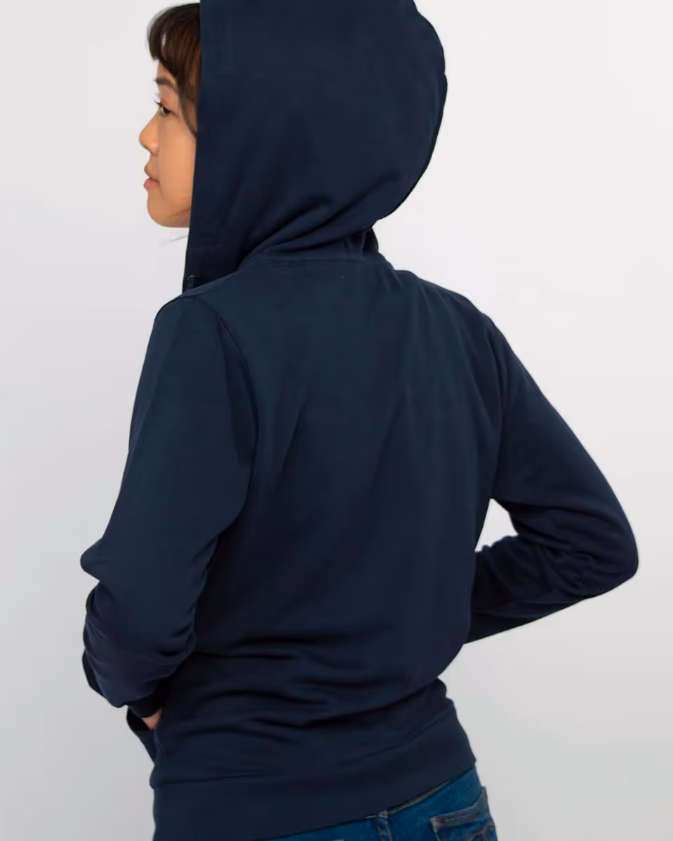 Honest Basics — Womens zip hoodie