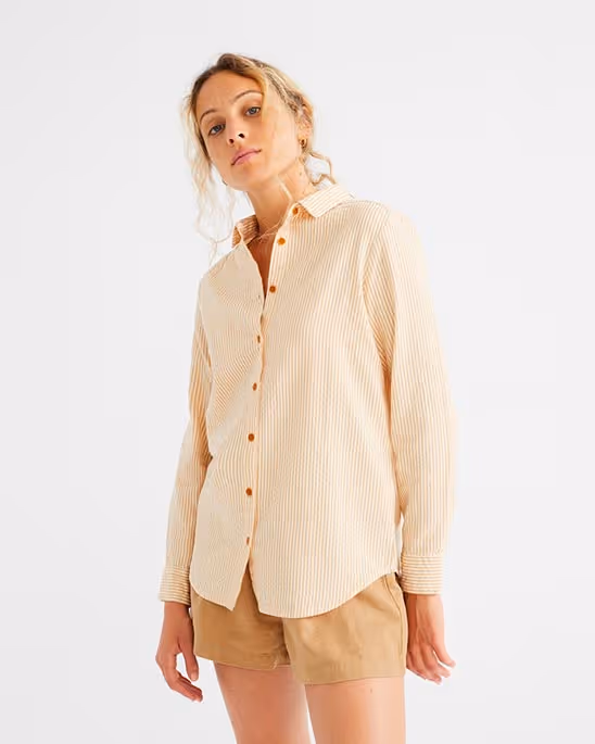 Thinking MU — Seersucker mapple blouse