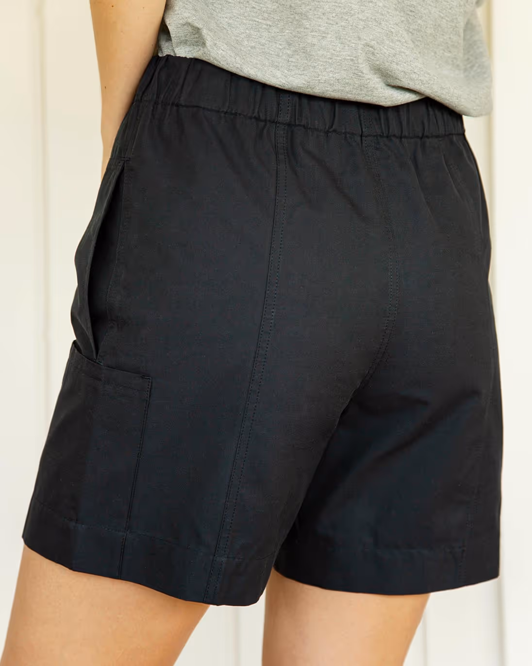 Riley Studio — Cotton pocket shorts