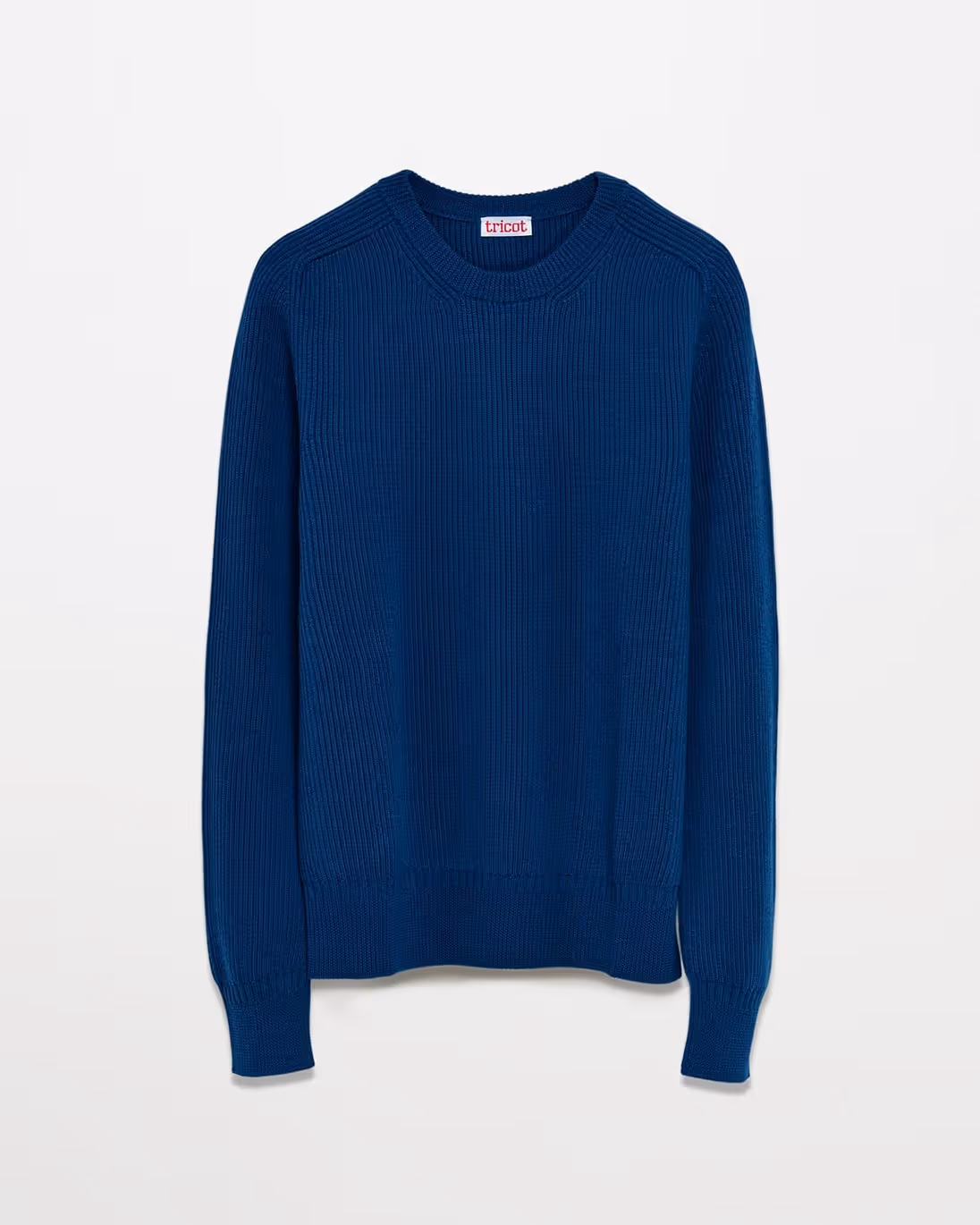 Tricot — Organic wool rib crewneck
