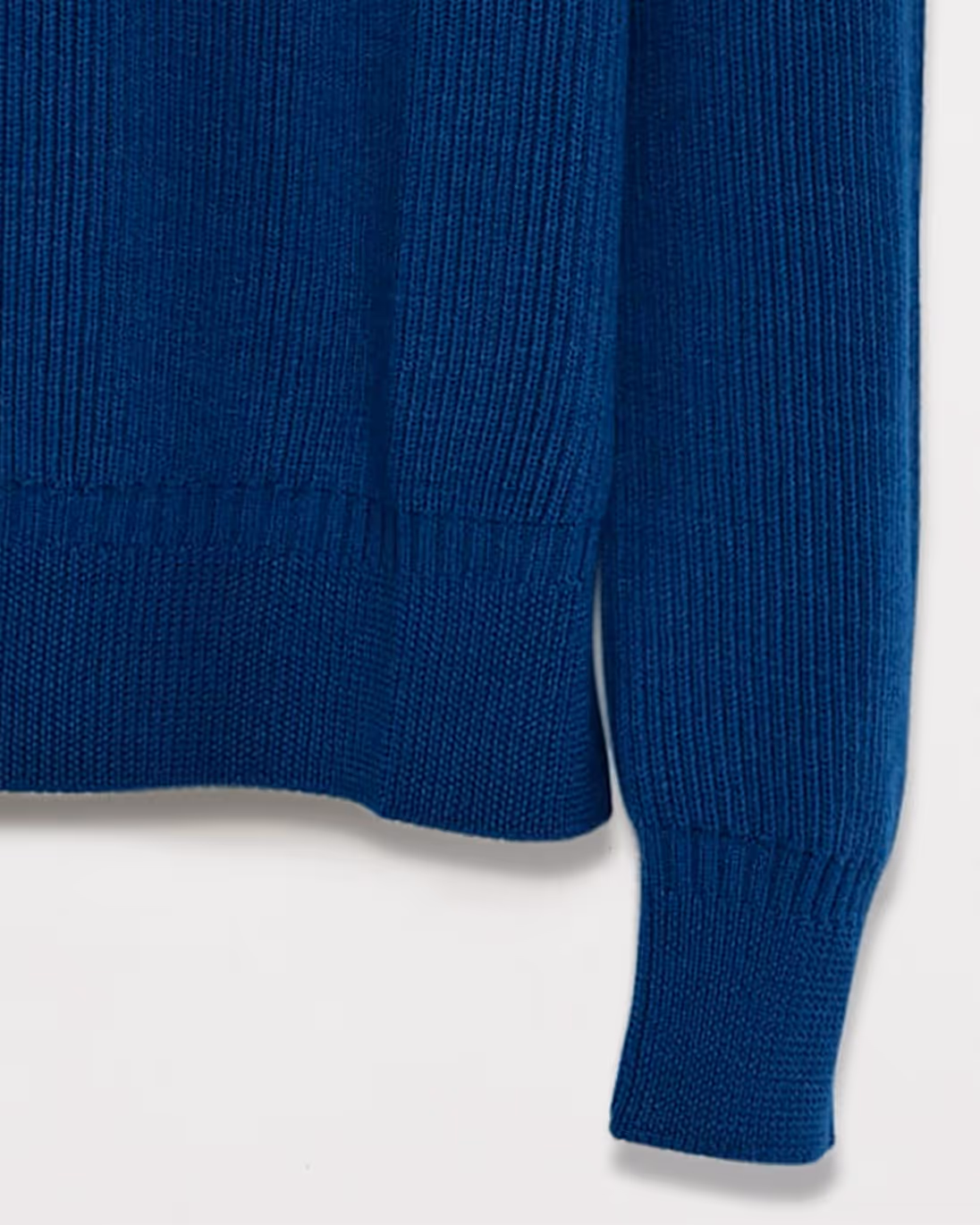 Tricot — Organic wool rib crewneck