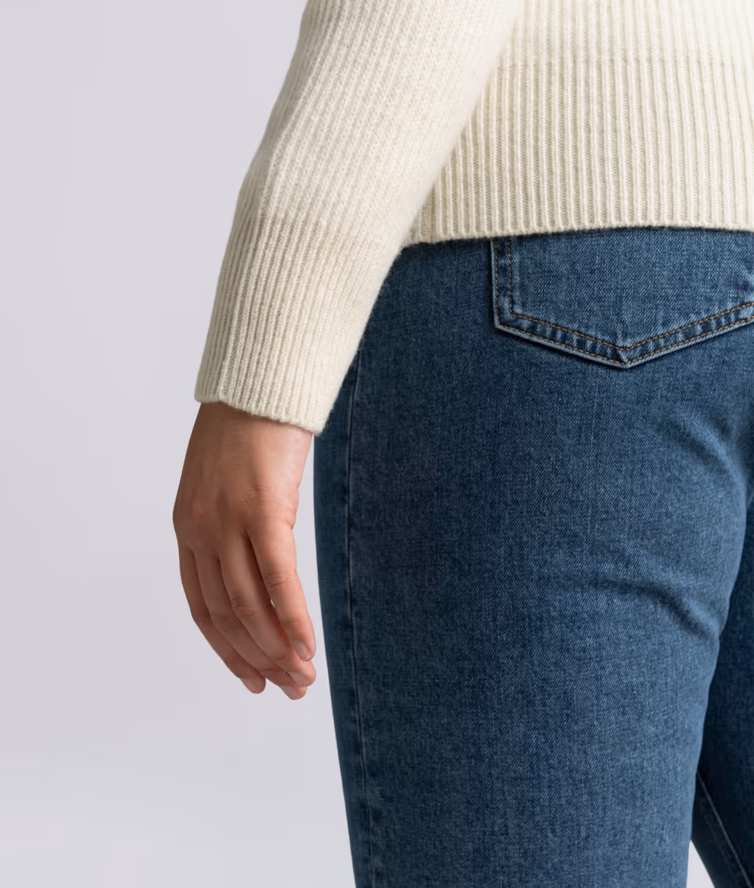 Asket — Women's mock neck sweater