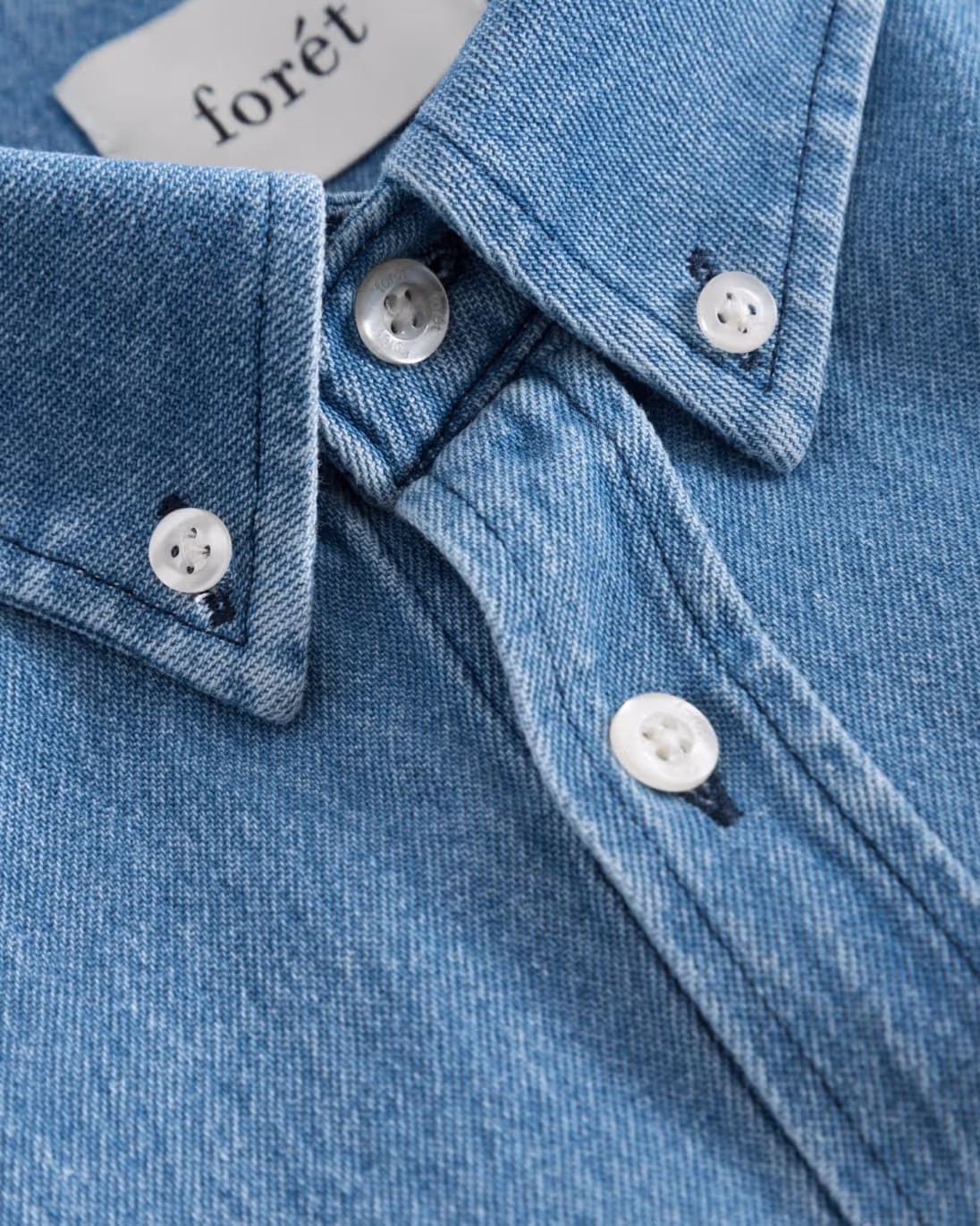 Forét — Fennel denim shirt