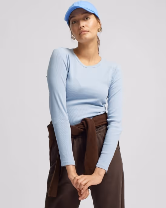 Colorful Standard — Organic rib long sleeve t-shirt