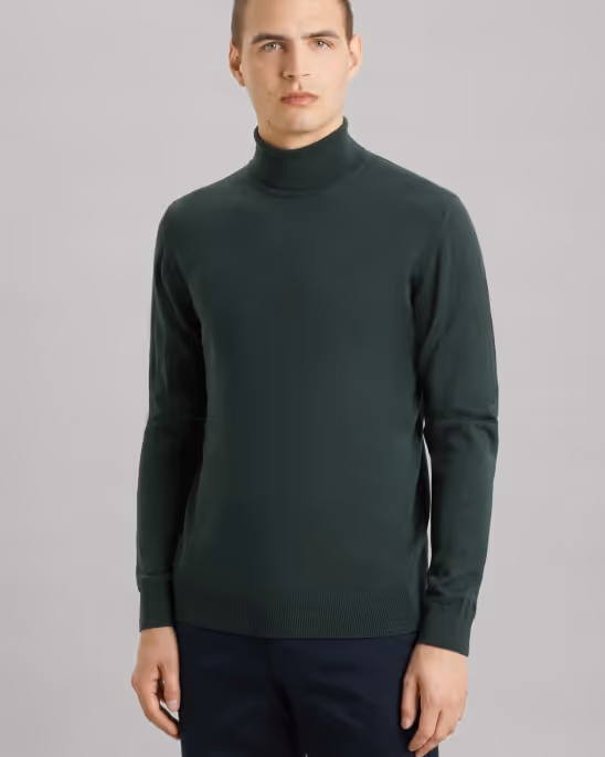 Asket — Merino roll neck