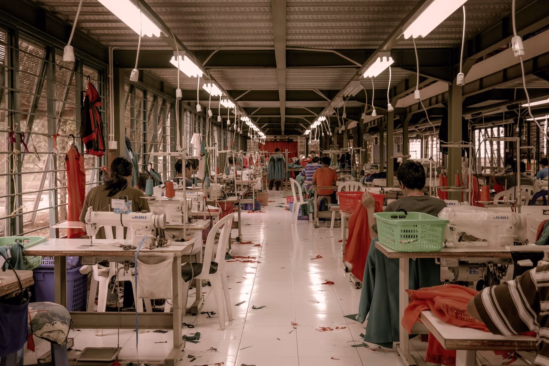 Garment workers in Indonesia