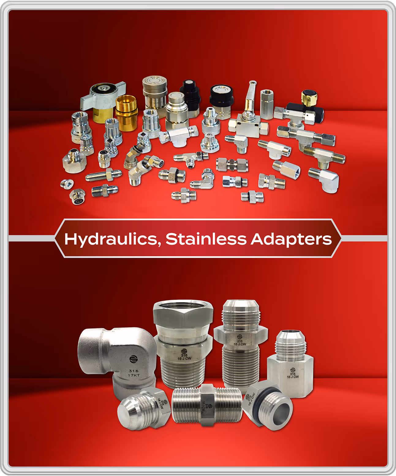 Hydraulics, Stainless Adapters