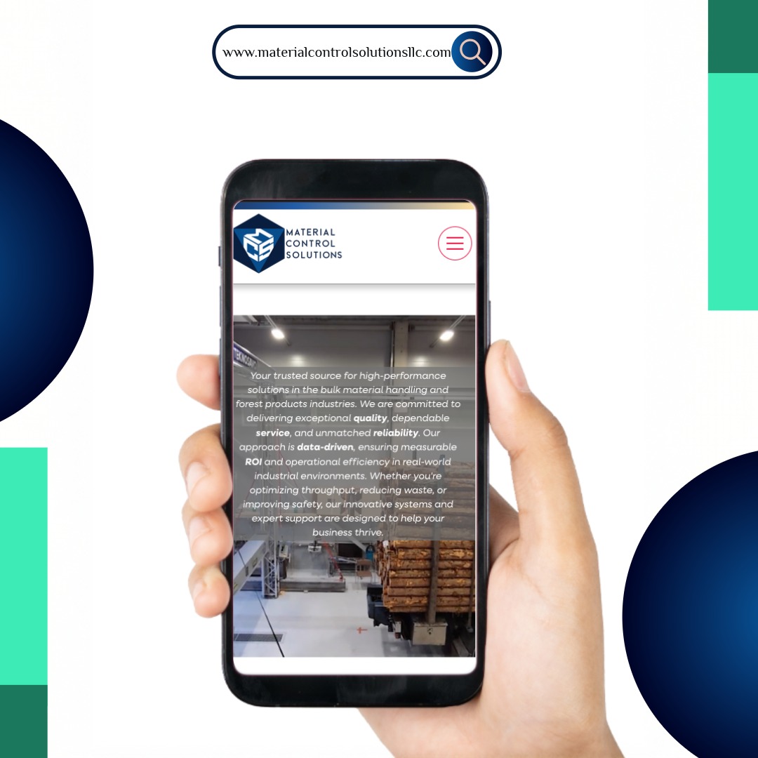 Material Control Solutions responsive design