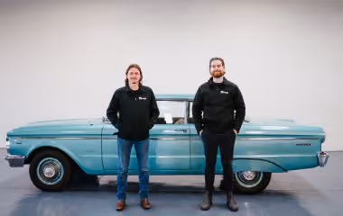 1800 Salvage Founder Josh Denys & National Automotive Buyer/ Second-in-Command Doug Whiffin