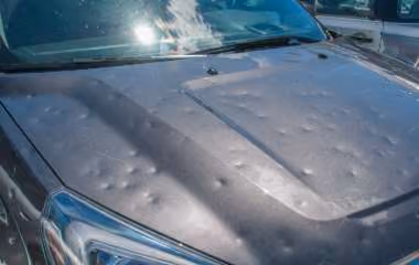 Hail storm damage