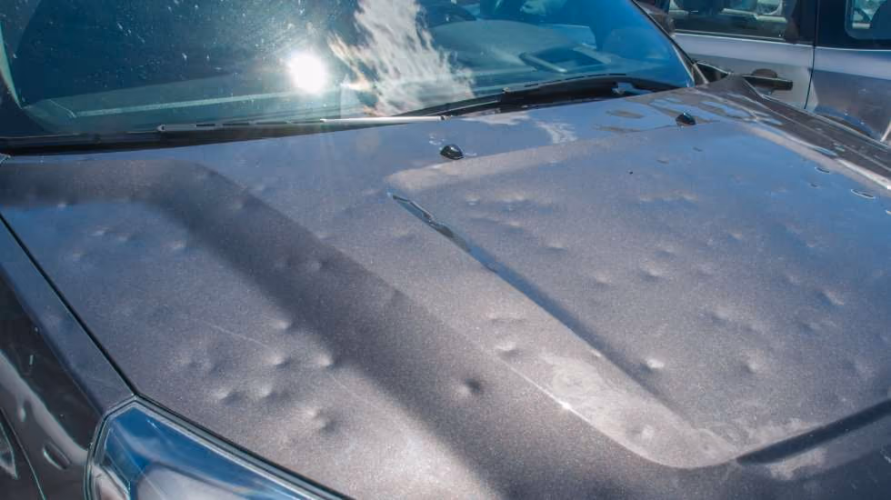 Hail storm damage