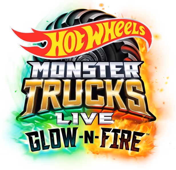 Hot Wheels Monster Trucks Live Glow-N-Fire event logo
