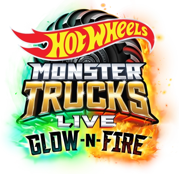 Hot Wheels Monster Trucks Live Glow-N-Fire event logo