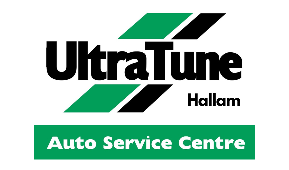 UltraTune Hallam Auto Service Centre logo in green and black