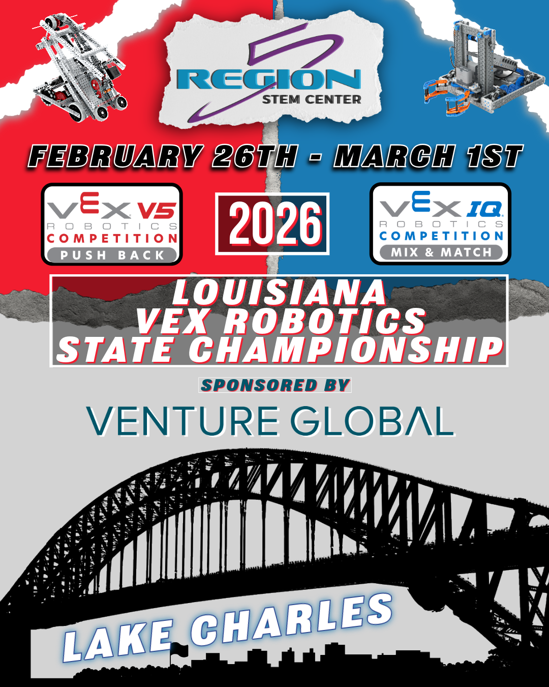 VEX Robotics State Championship Flyer