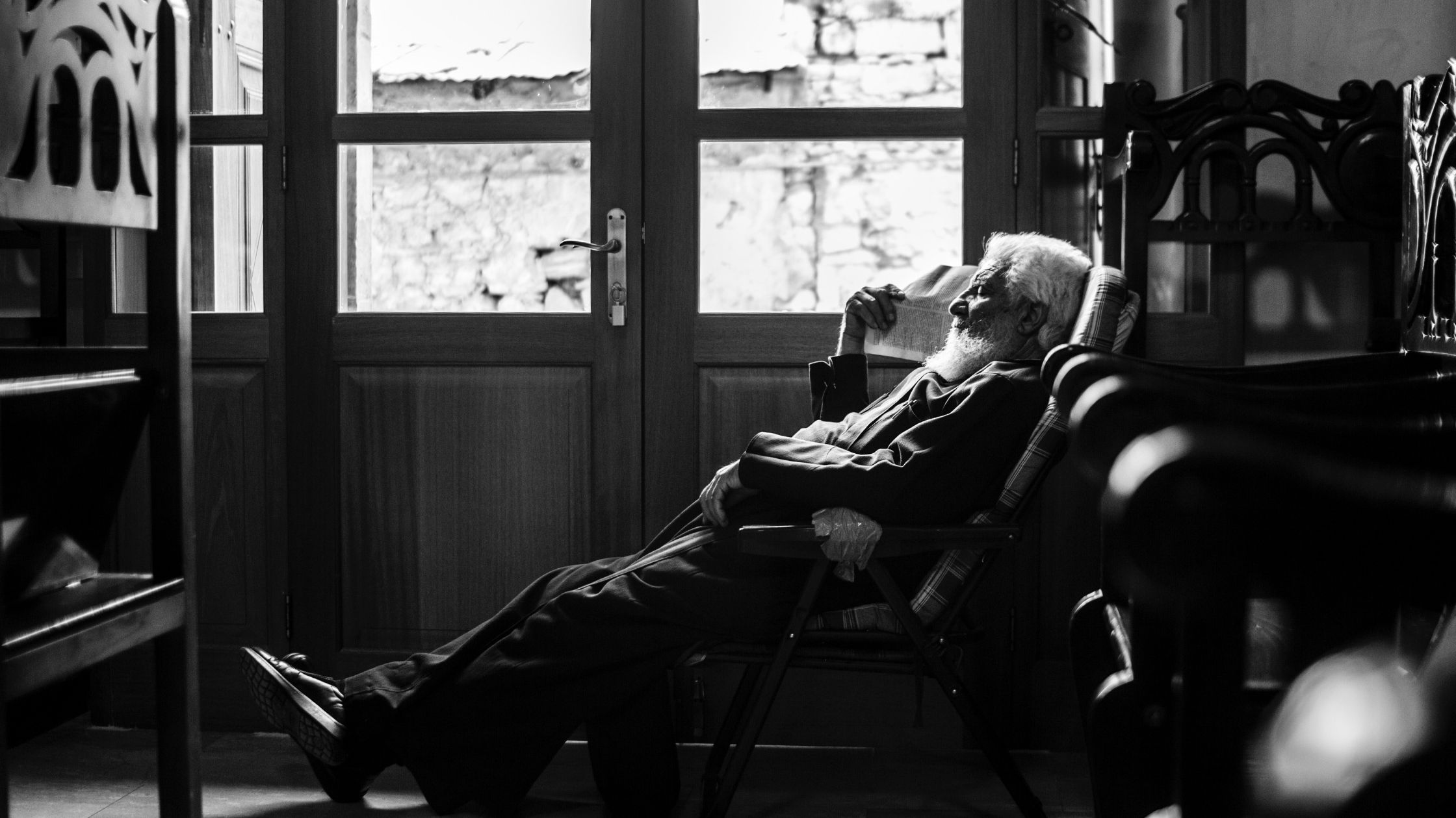 A Dad Asleep In His Chair