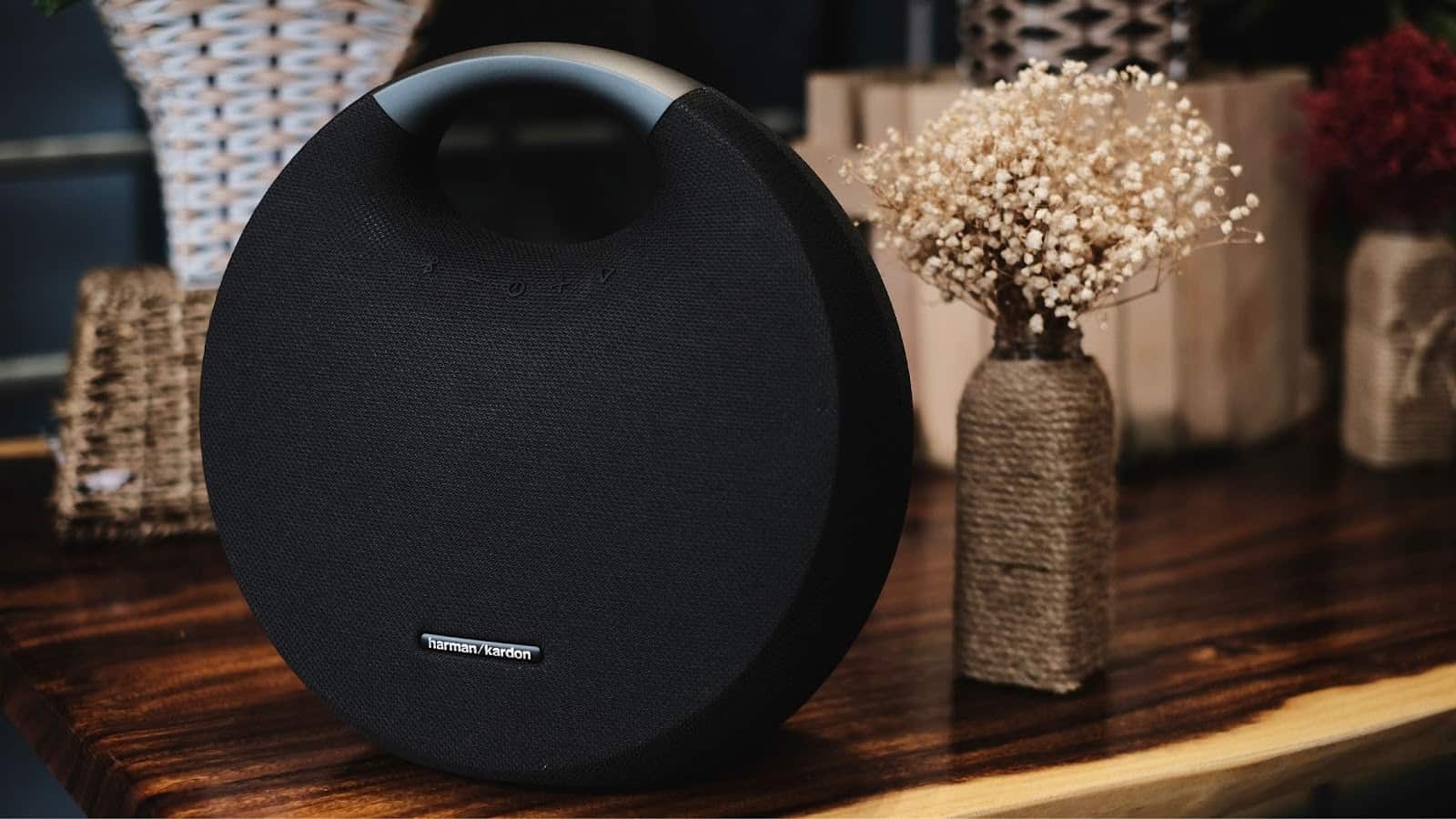 A bluetooth speaker 