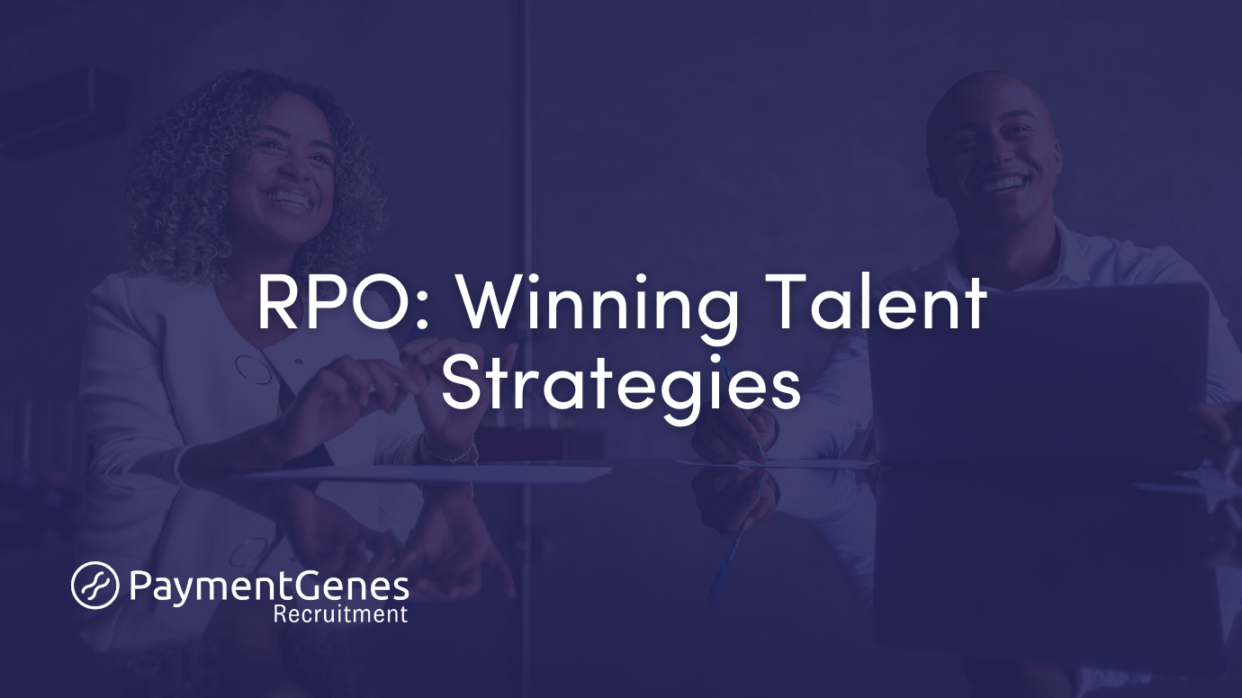 RPO: Winning Talent Strategies (with image of laptop and arrow going up)