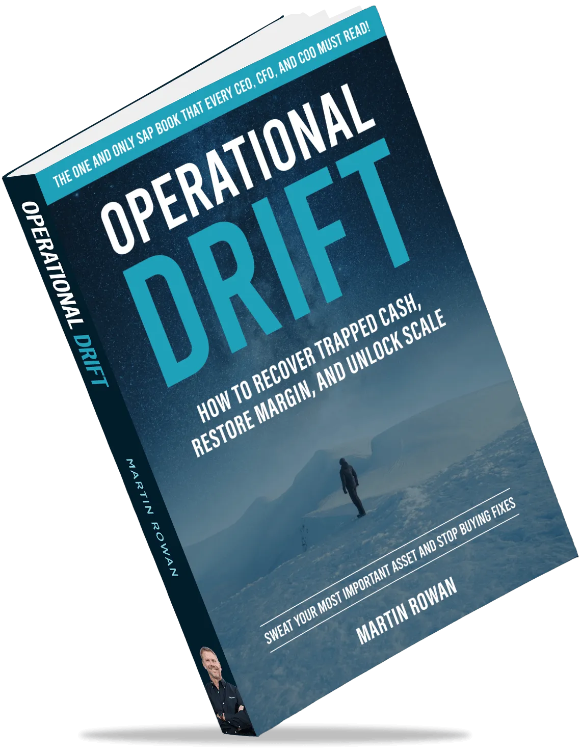 Book cover of Operational Drift by Martin Rowan on recovering cash, restoring margin, and unlocking scale