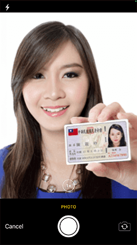 Maicoin Selfie setup 2