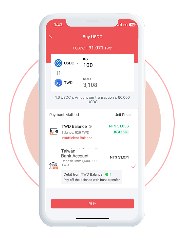 USDC payment
