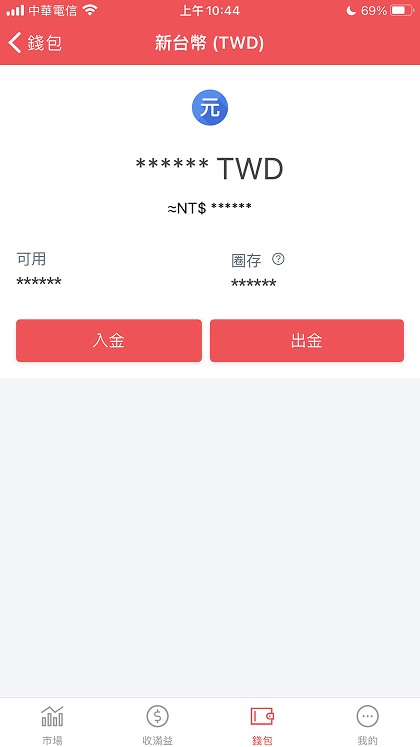 Deposit NTD on Maicoin Step 2 layout