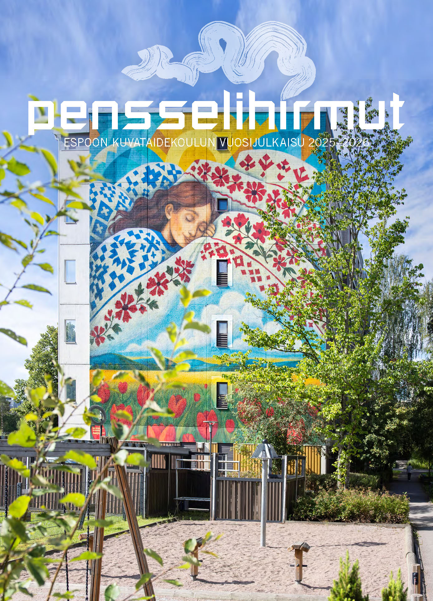 Pensselihirmut lehden 2024 kansi keltainen unikko