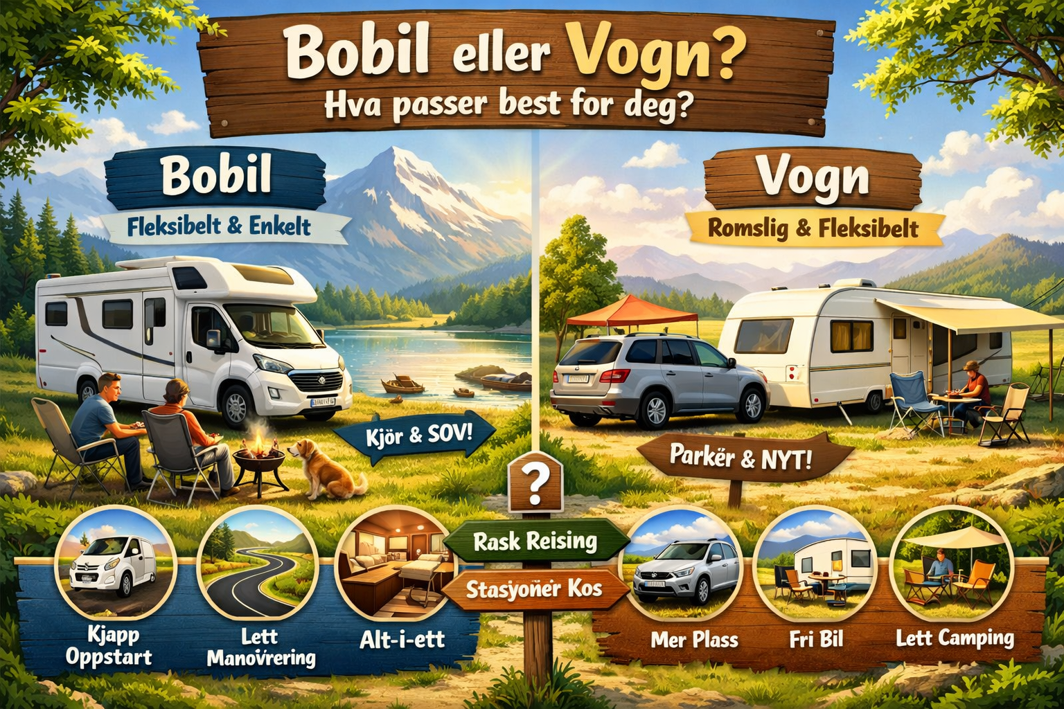 Bobil og vogn-velgomaten