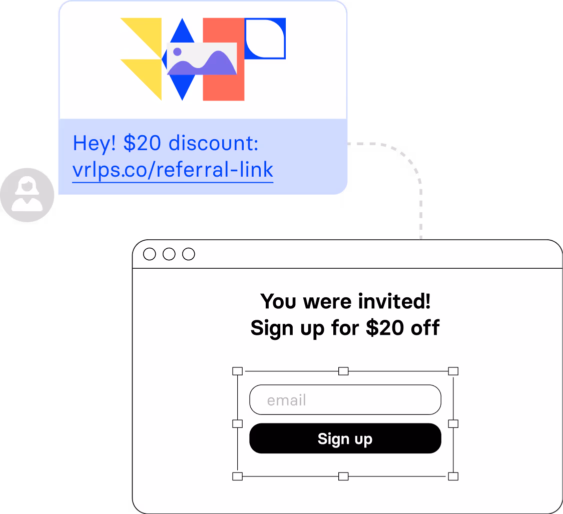 Viral Loops customizable widget