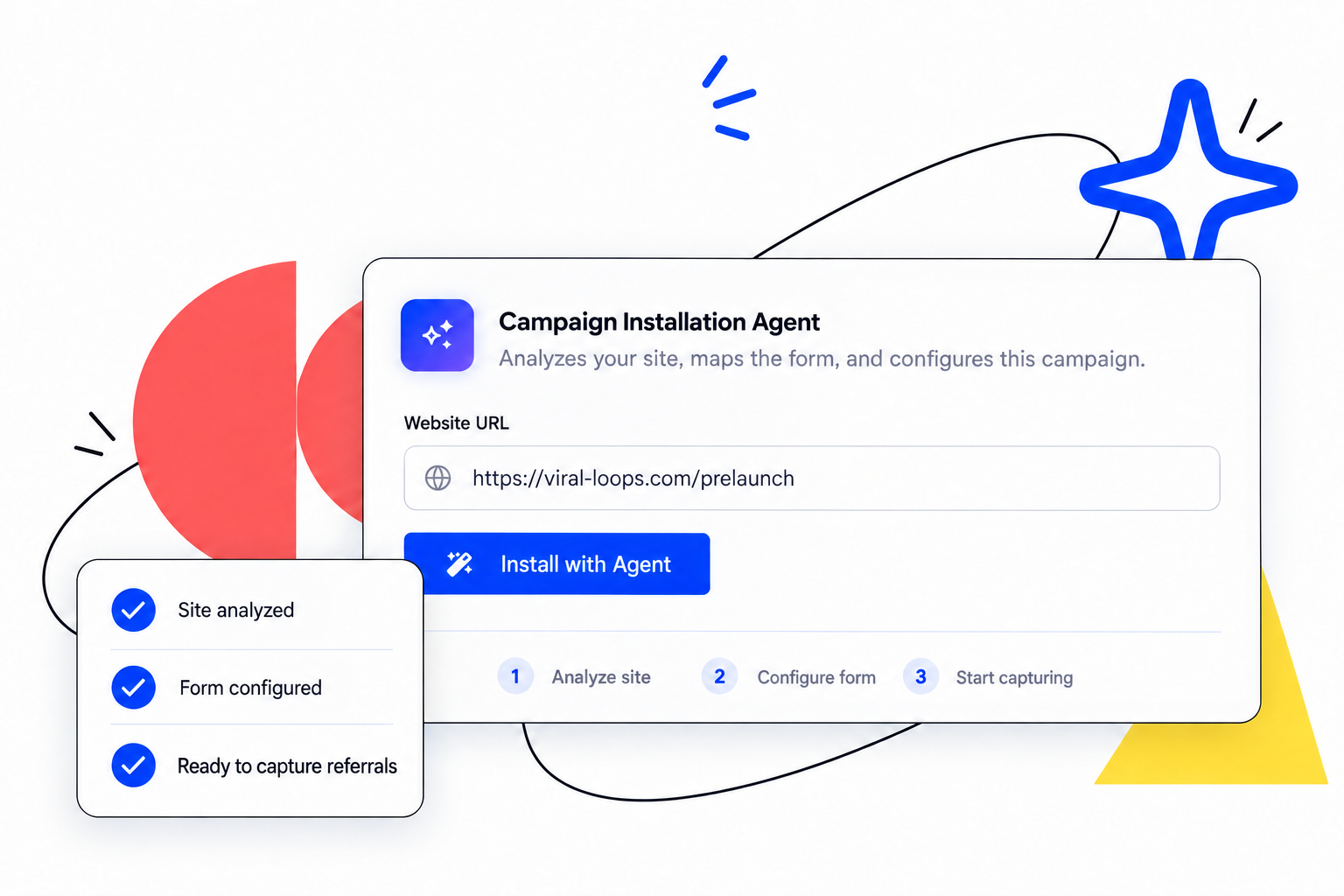 Viral Loops template selection