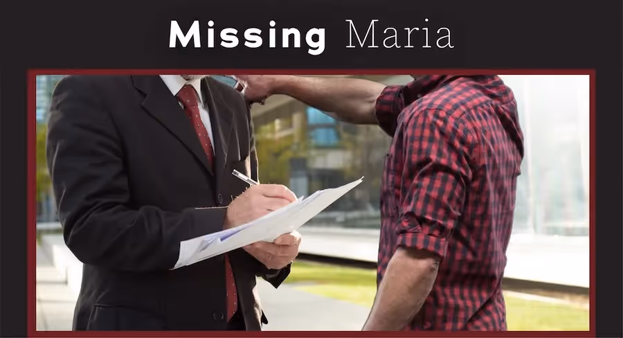 Missing Maria, Thriller, Psychological, Mystery, Fiction, Entertainment, Dark, Missing, Missing Persons, Crime, Trauma, Drama, Little Devil Inside, Winnipeg, Manitoba, Canada, Kindle, Amazon, e-reader, Canadian Author