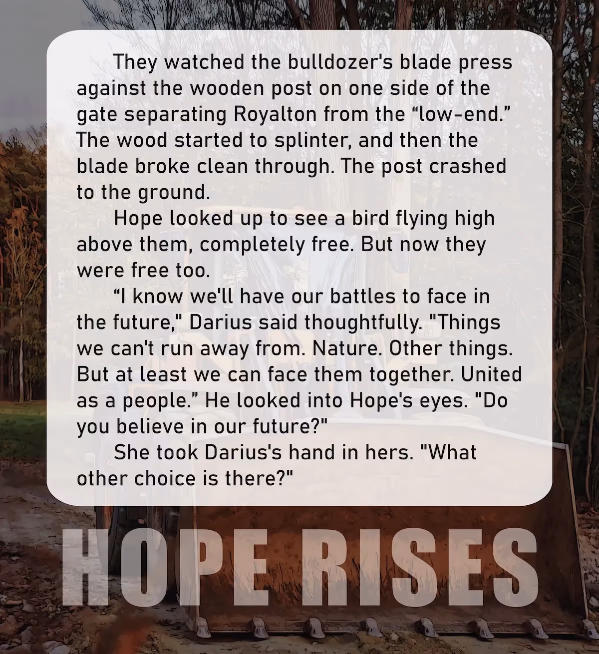 Hope Rises, Dystopian, Psychological, Thriller, Action, Fiction, Entertainment, Future, Female, Female Lead, Disabled, Amputee, Climate Change, Winnipeg, Manitoba, Canada, Kindle, Amazon, e-reader, Canadian Author
