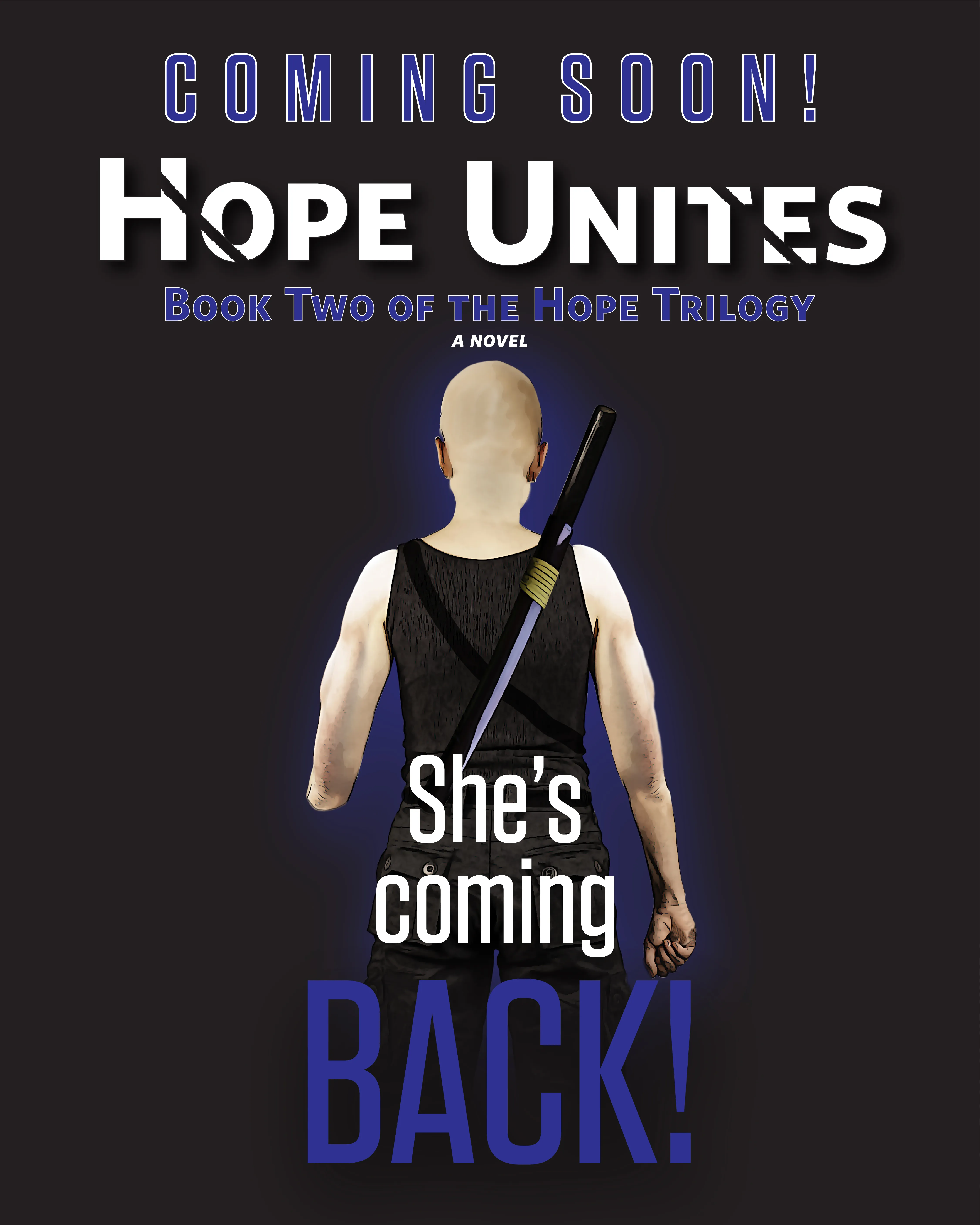 Hope Unites, Dystopian, Psychological, Thriller, Action, Fiction, Entertainment, Future, Female, Female Lead, Disabled, Amputee, Climate Change, Winnipeg, Manitoba, Canada, Kindle, Amazon, e-reader, Canadian Author