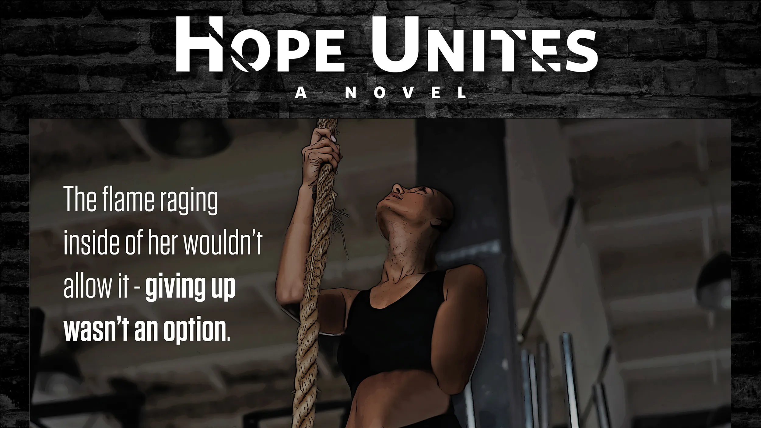 Hope Unites, Dystopian, Psychological, Thriller, Action, Fiction, Entertainment, Future, Female, Female Lead, Disabled, Amputee, Climate Change, Winnipeg, Manitoba, Canada, Kindle, Amazon, e-reader, Canadian Author