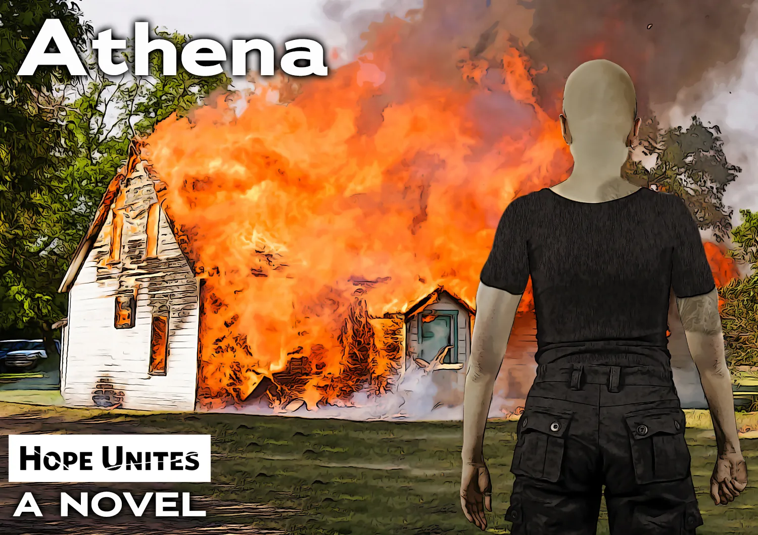 Hope Unites, Dystopian, Psychological, Thriller, Action, Fiction, Entertainment, Future, Female, Female Lead, Disabled, Amputee, Climate Change, Winnipeg, Manitoba, Canada, Kindle, Amazon, e-reader, Canadian Author