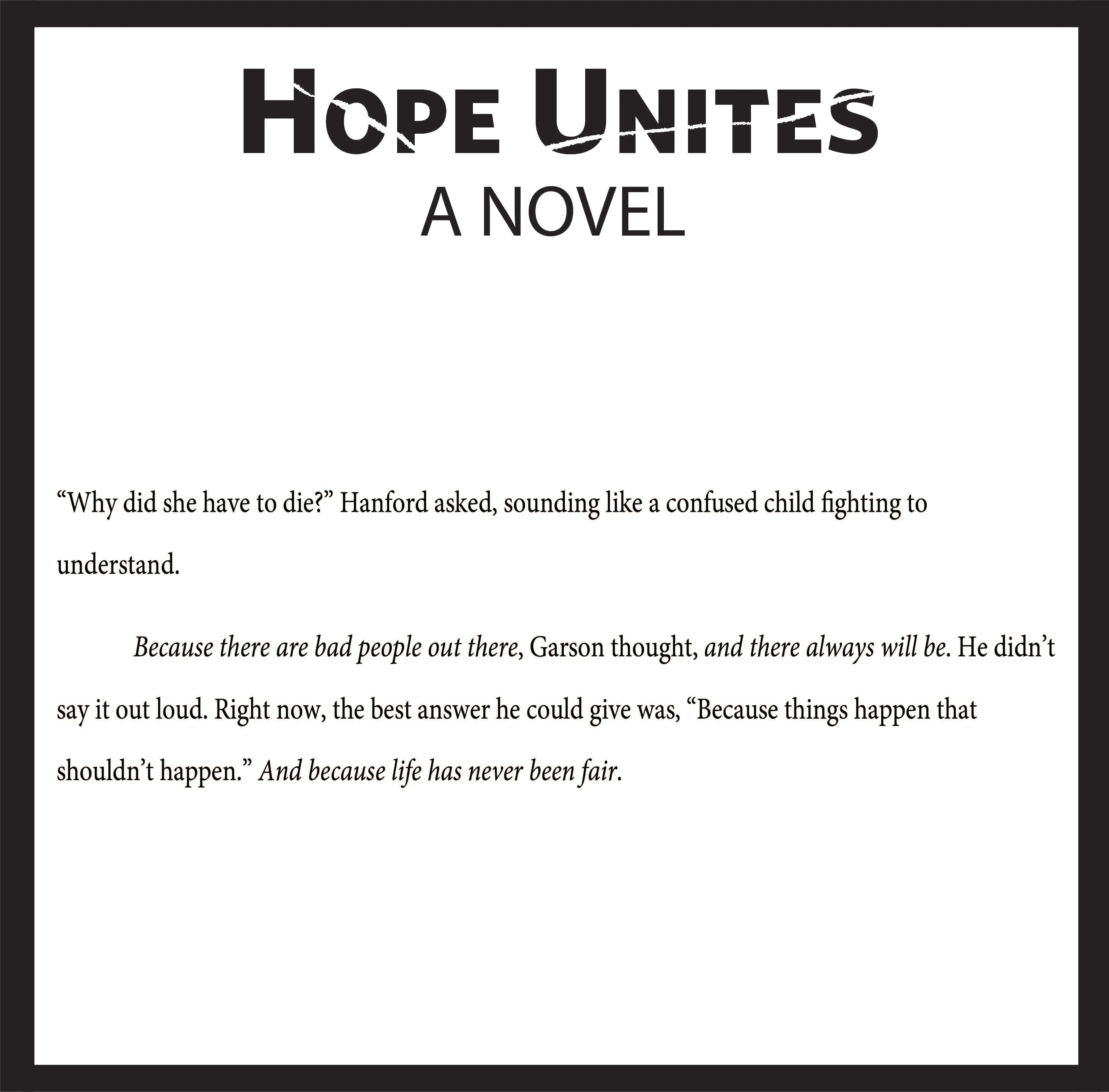 Hope Unites, Dystopian, Psychological, Thriller, Action, Fiction, Entertainment, Future, Female, Female Lead, Disabled, Amputee, Climate Change, Winnipeg, Manitoba, Canada, Kindle, Amazon, e-reader, Canadian Author