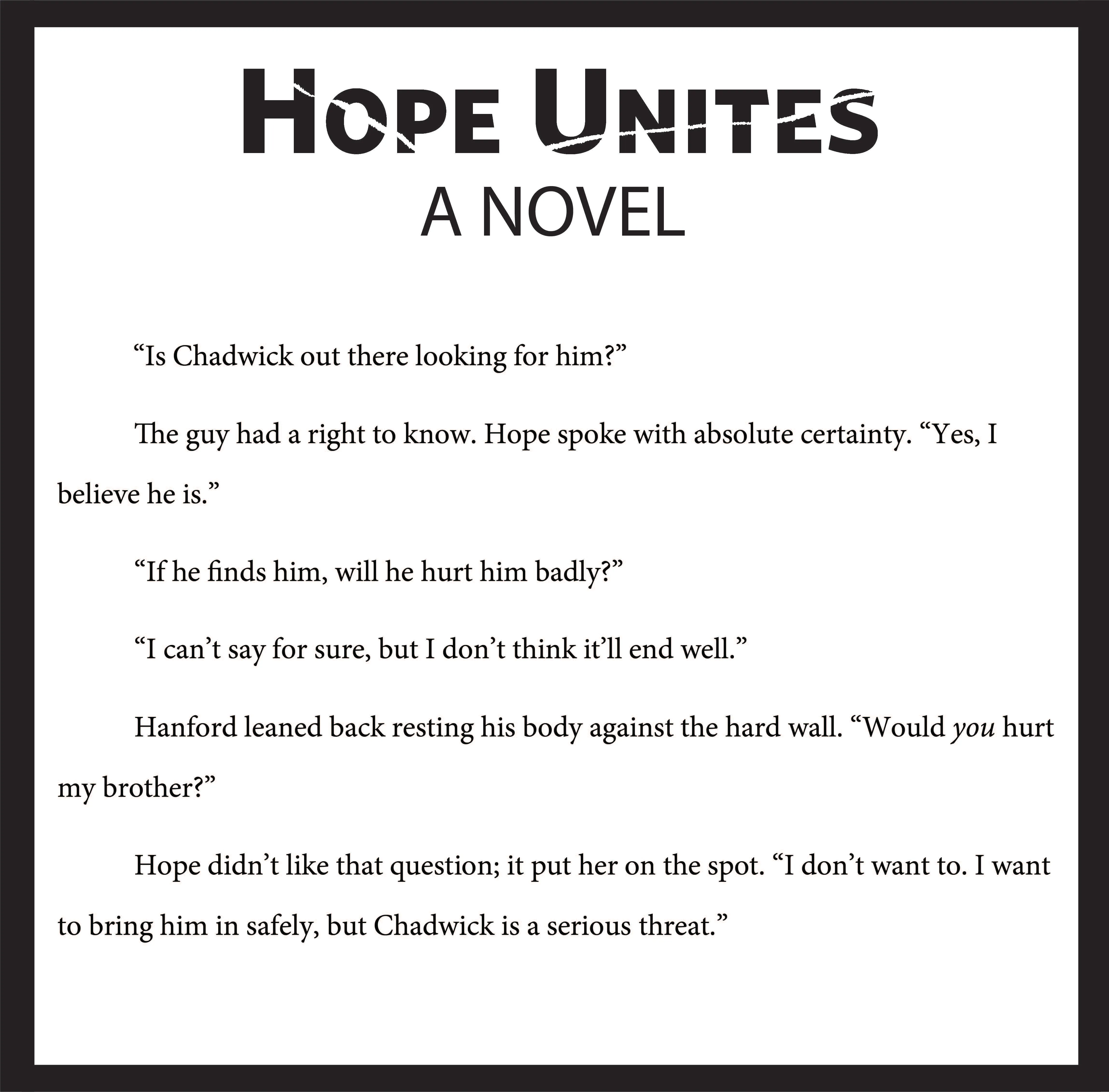 Hope Unites, Dystopian, Psychological, Thriller, Action, Fiction, Entertainment, Future, Female, Female Lead, Disabled, Amputee, Climate Change, Winnipeg, Manitoba, Canada, Kindle, Amazon, e-reader, Canadian Author