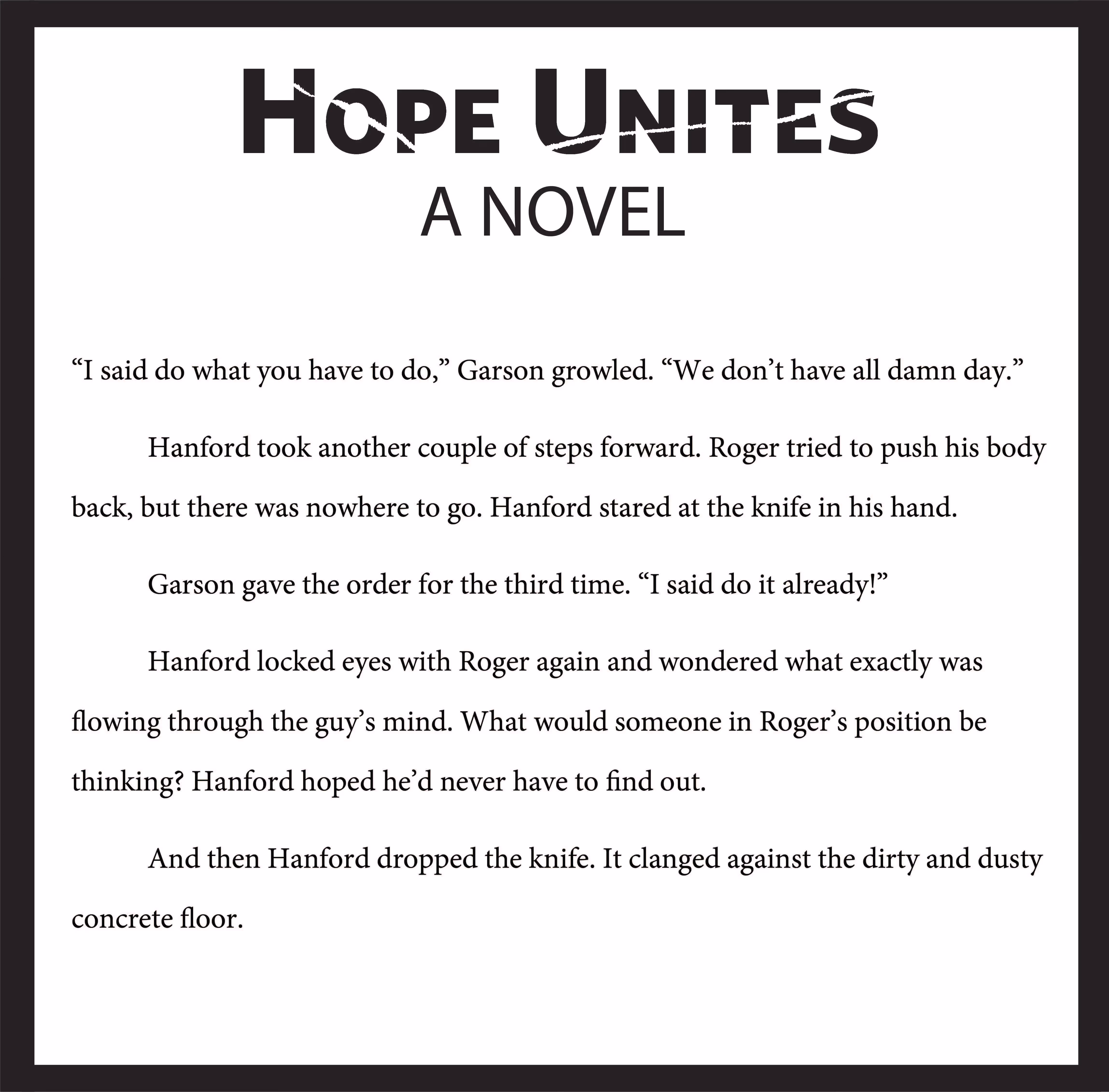 Hope Unites, Dystopian, Psychological, Thriller, Action, Fiction, Entertainment, Future, Female, Female Lead, Disabled, Amputee, Climate Change, Winnipeg, Manitoba, Canada, Kindle, Amazon, e-reader, Canadian Author