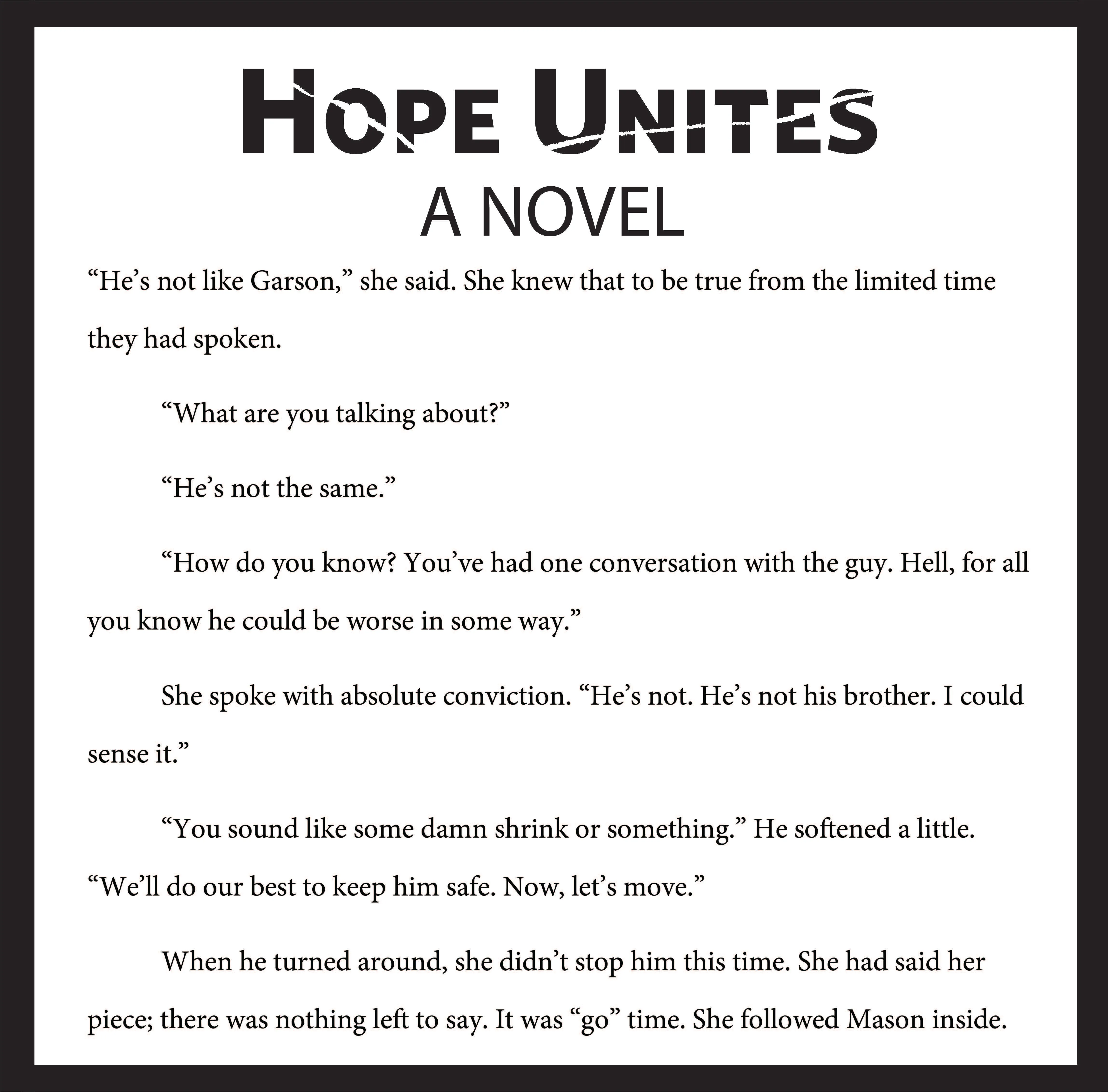 Hope Unites, Dystopian, Psychological, Thriller, Action, Fiction, Entertainment, Future, Female, Female Lead, Disabled, Amputee, Climate Change, Winnipeg, Manitoba, Canada, Kindle, Amazon, e-reader, Canadian Author