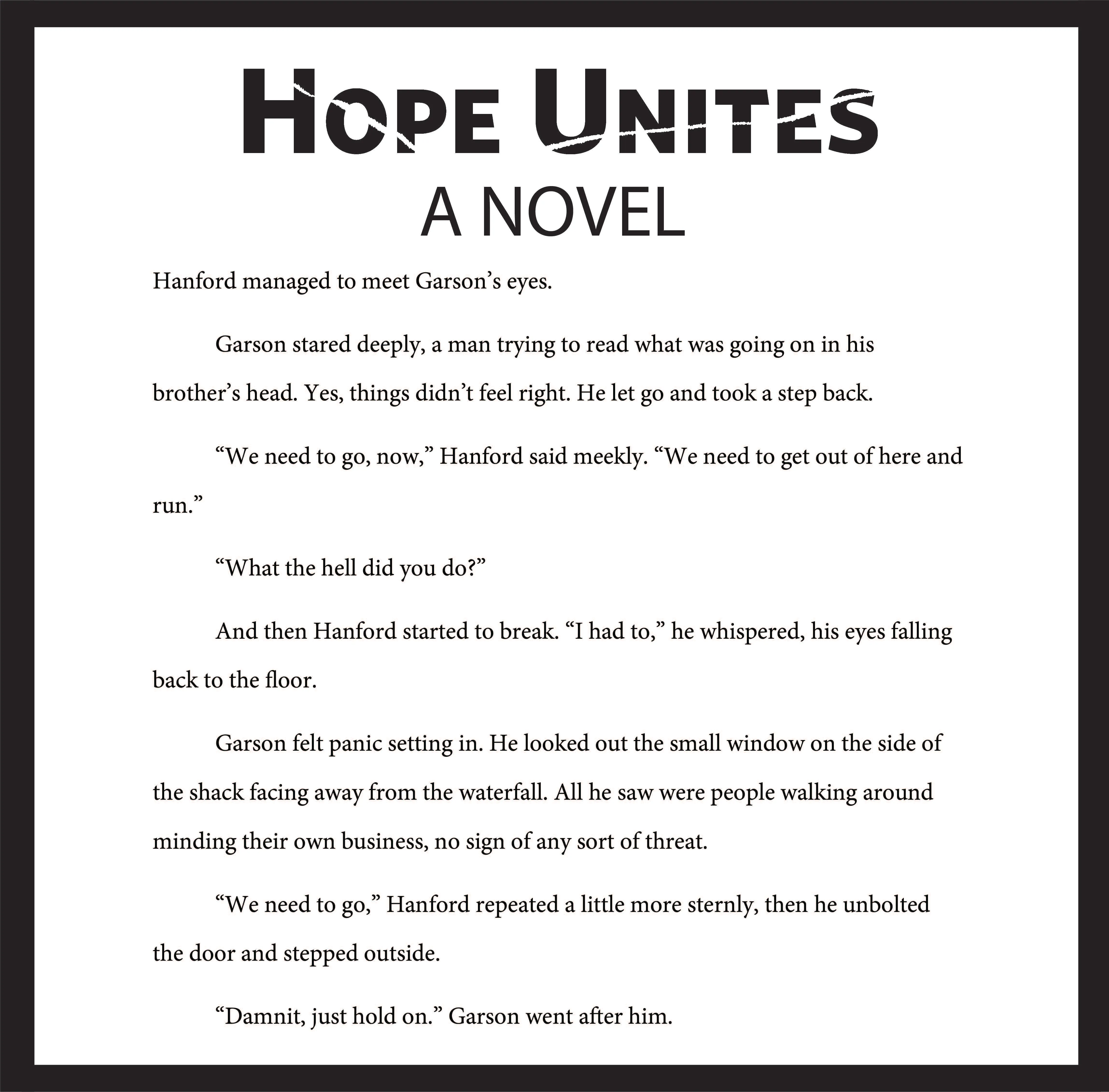 Hope Unites, Dystopian, Psychological, Thriller, Action, Fiction, Entertainment, Future, Female, Female Lead, Disabled, Amputee, Climate Change, Winnipeg, Manitoba, Canada, Kindle, Amazon, e-reader, Canadian Author