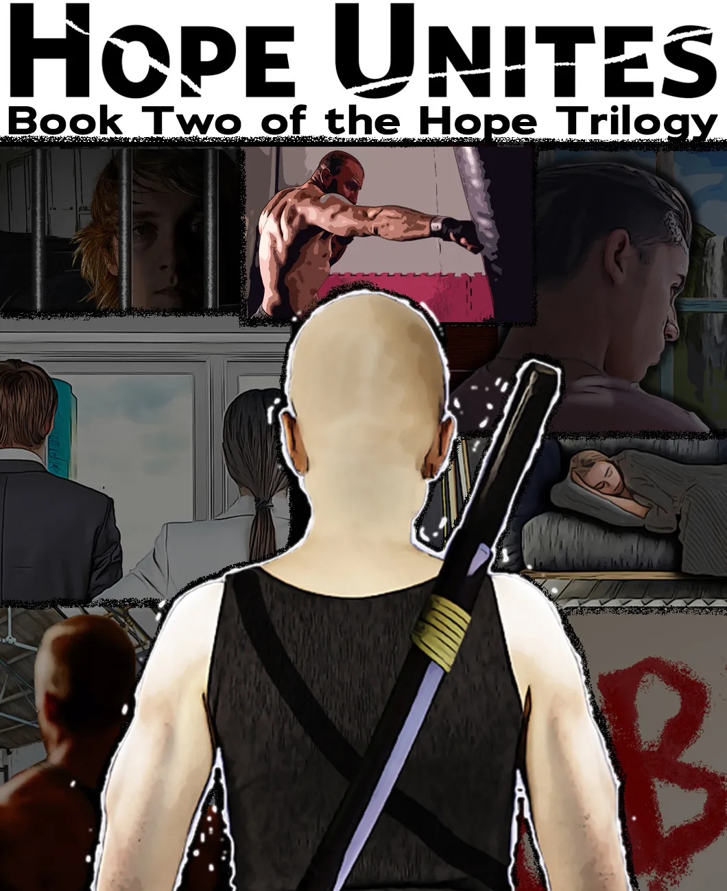 Hope Unites, Dystopian, Psychological, Thriller, Action, Fiction, Entertainment, Future, Female, Female Lead, Disabled, Amputee, Climate Change, Winnipeg, Manitoba, Canada, Kindle, Amazon, e-reader, Canadian Author